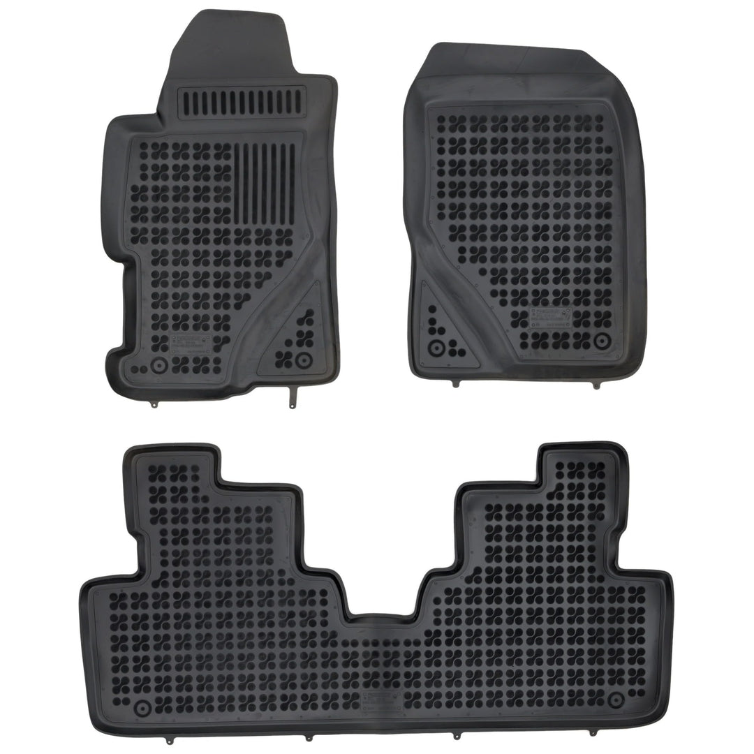 SMK Auto fussmatten gummimatten passt für Honda Civic VII 2001-2006 fussmatten Auto für alle Jahresz