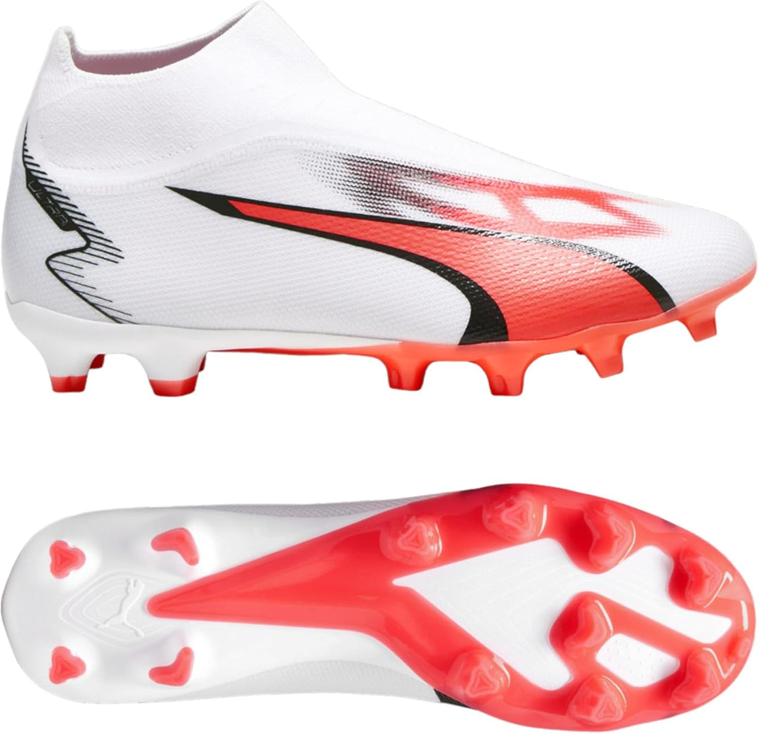 PUMA Herren Ultra Match+ Ll Fg/Ag Fussballschuh 44.5 EU Puma White Puma Black Fire Orchid, 44.5 EU P