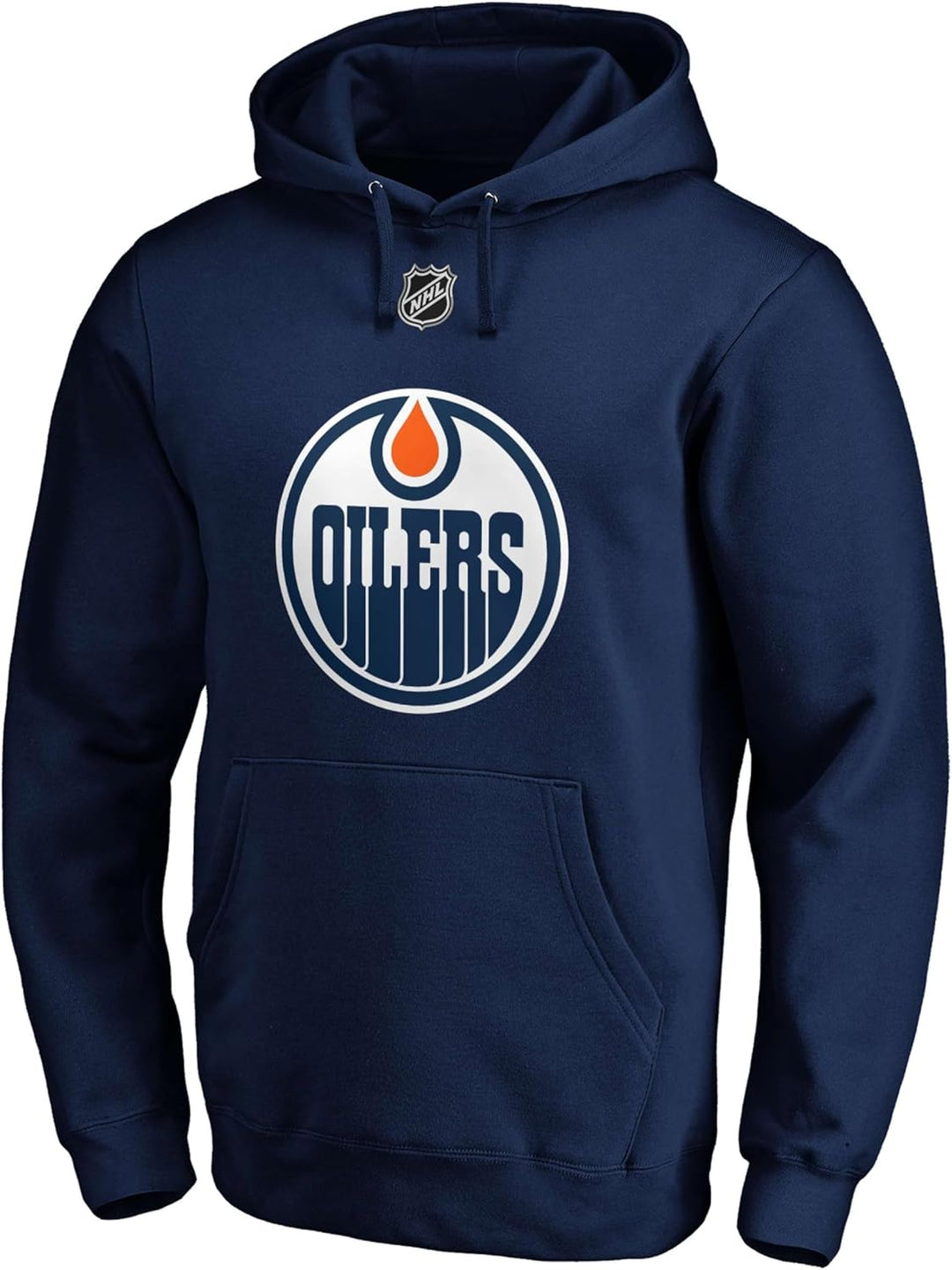 Fanatics Leon Draisaitl #29 Edmonton Oilers Iconic Player NHL Hoodie Navy XXL Blau, XXL Blau