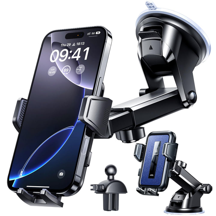 VANMASS 2024【True Militär-Klasse】 Handyhalterung Auto【Bombenfest Ver. CTVK61 Saugnapf & Clip】 Univer