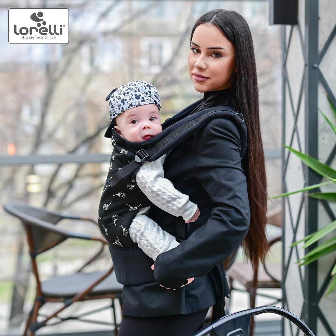 Lorelli Babytrage Wally ab 3 Monate, Kindertrage, Ergonomisches Design, Atmungsaktives Material, Ver
