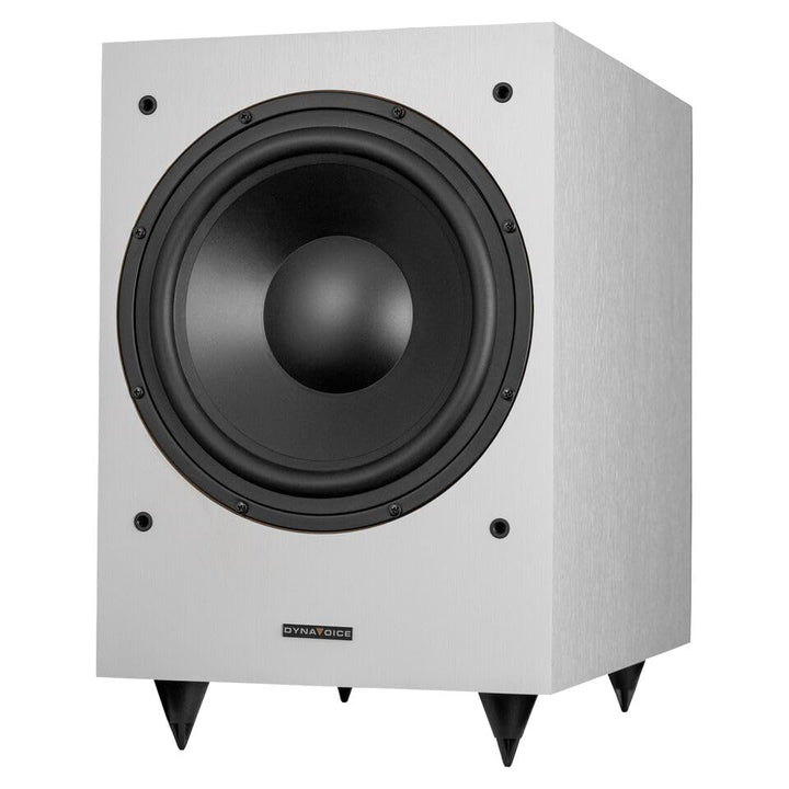 DYNAVOICE Aktiver Subwoofer, 25,4 cm (10 Zoll), Ref. Magic MW10, Weiss