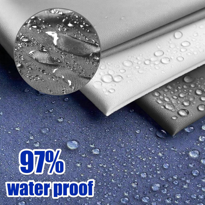 Einziehbares Welle Sonnensegel 0.6x3.5m, Verstellbare Pergola Markise mit wasserdichtem &amp; UV-beständ