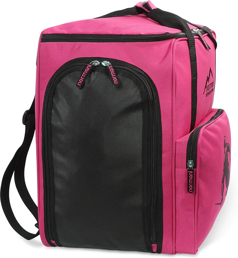 normani Skischuhtasche Helmtasche Skischuhrucksack Alpine DEPO - Limited Edition - Pink 53 Liter, Pi