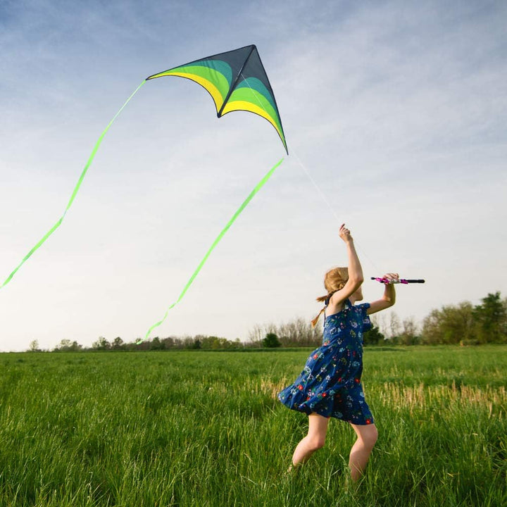 Mint's Colorful Life Delta Drachen Flugdrachen für Kinder und Erwachsene, extrem einfach zu Fliegend