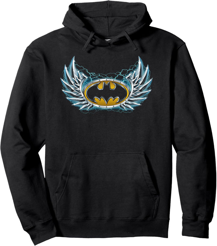 Batman Steel Wings Logo Pullover Hoodie