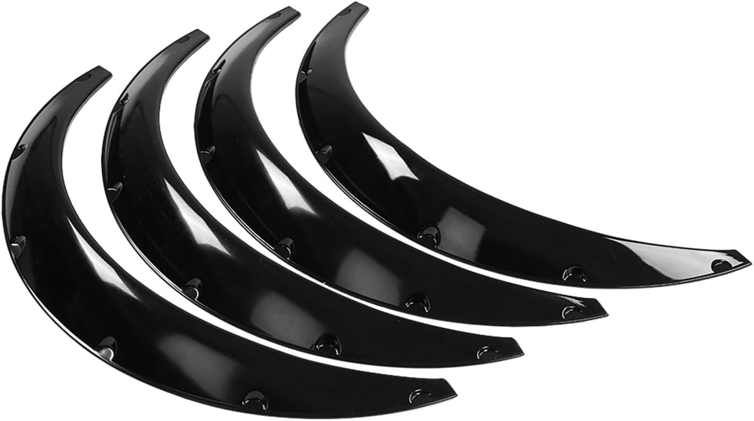 Kotfl¨¹gelverbreiterungen 4 St¨¹ck 90mm Universal Auto SUV Vorne und Hinten Kotfl¨¹gel Flexible Fend