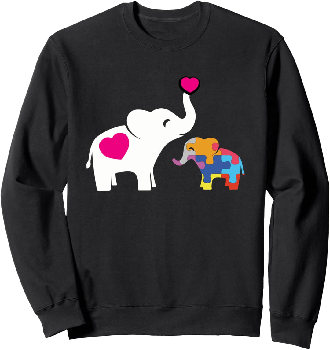 Autismus Elefant Awareness Sweatshirt
