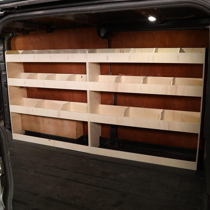 Vanify - Kompatibel mit Ford Transit Custom L2 2012+ Fahrzeugeinrichtung Fahrzeugregale, komplette F