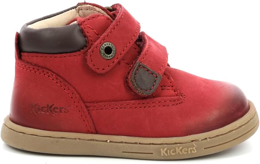 Kickers Unisex Kinder Tackeasy Oxford-Schuh 18 EU Rot, 18 EU Rot