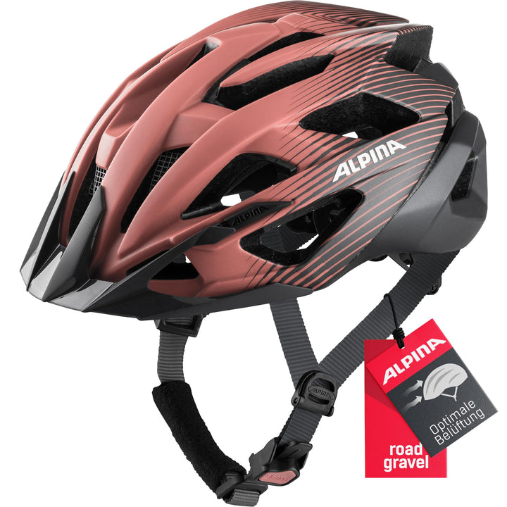 ALPINA VALPAROLA - Stossabsorbierender, Optimal Klimatisierter & Leichter Fahrradhelm Mit Antibakter