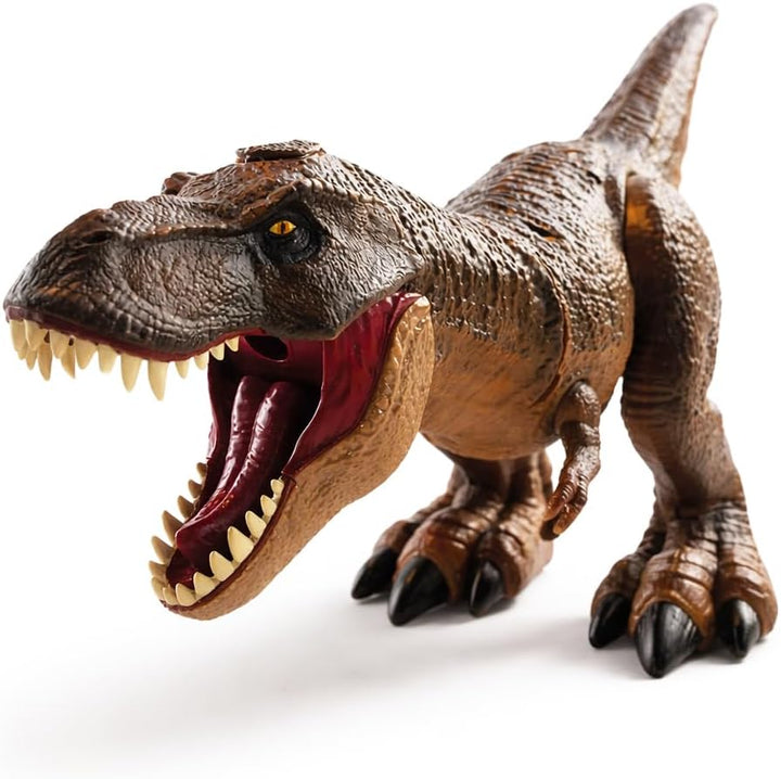 mikamax RC T-Rex Dinosaurier - Dampfatmung Effekt - Ferngesteuerter Laufender Dino - Licht & Sound -