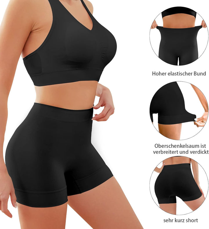 YADIFEN Radlerhose Damen Kurze Hose Damen Shorts Leggings,sehr kurz Shorts Damen,Unter Kleid Rock An