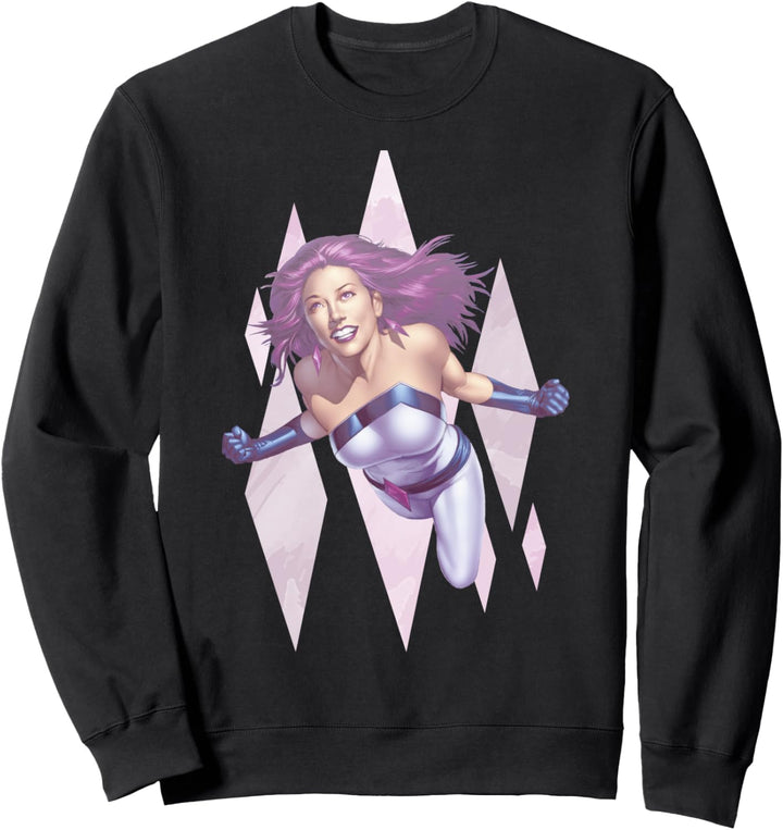 Marvel Jewel Jessica Jones In Flight Diamond Sweatshirt