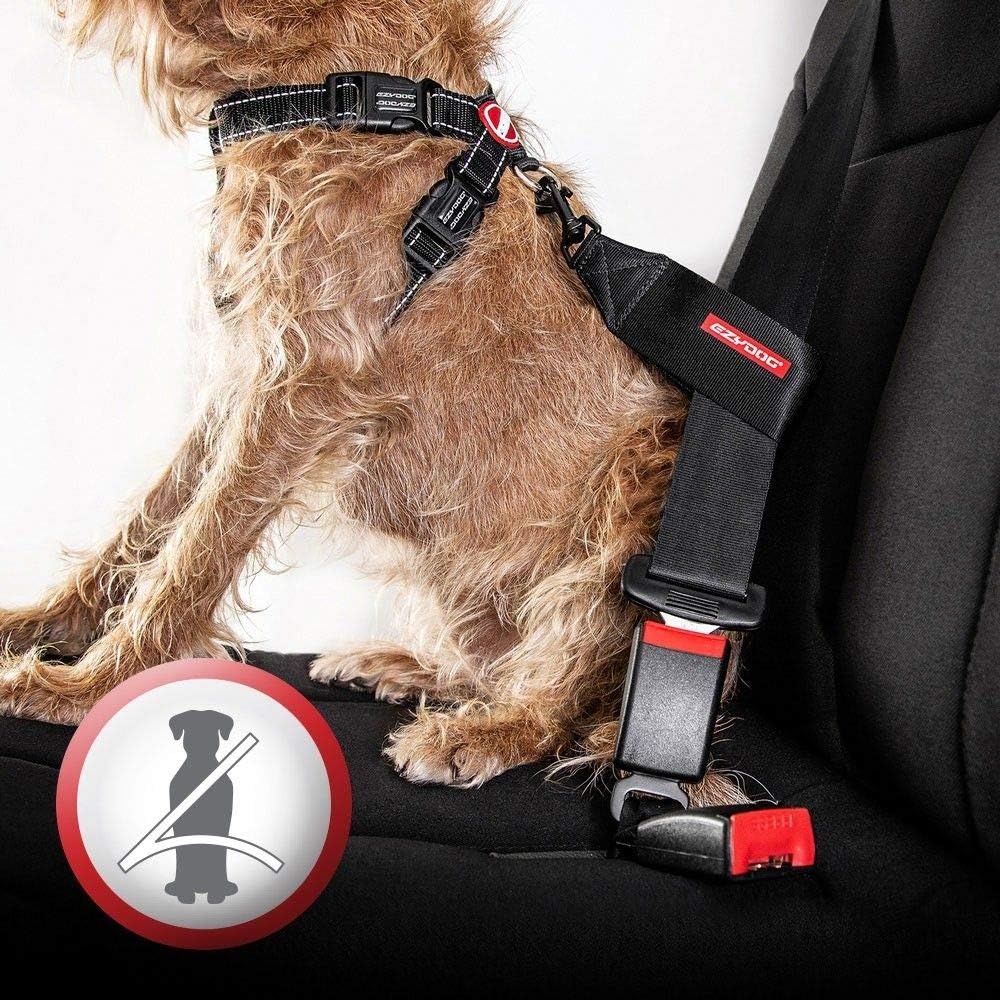 EzyDog Hundegeschirr Auto mit Sicherheitsgurt, Brustgeschirr Hund, Sicherheitsgeschirr Hund, Chest P
