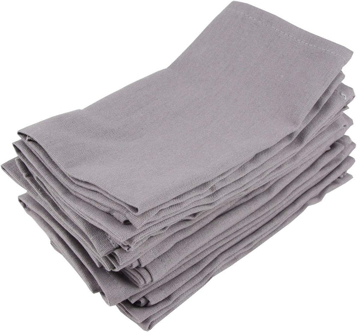 weich Polyester -Leinen gemischt Abendessen Cloth Servietten, 12 Stück (40 x 40 cm), für Veranstaltu