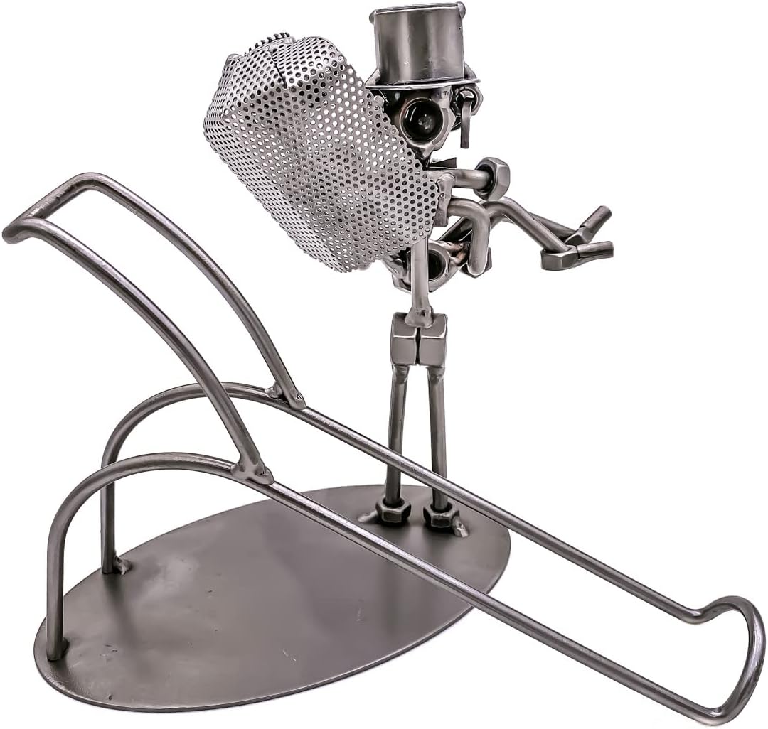 STEEMO MetallART Flaschenhalter Brautpaar Hochzeit