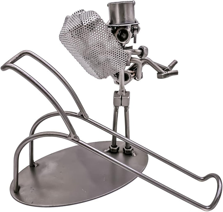 STEEMO MetallART Flaschenhalter Brautpaar Hochzeit