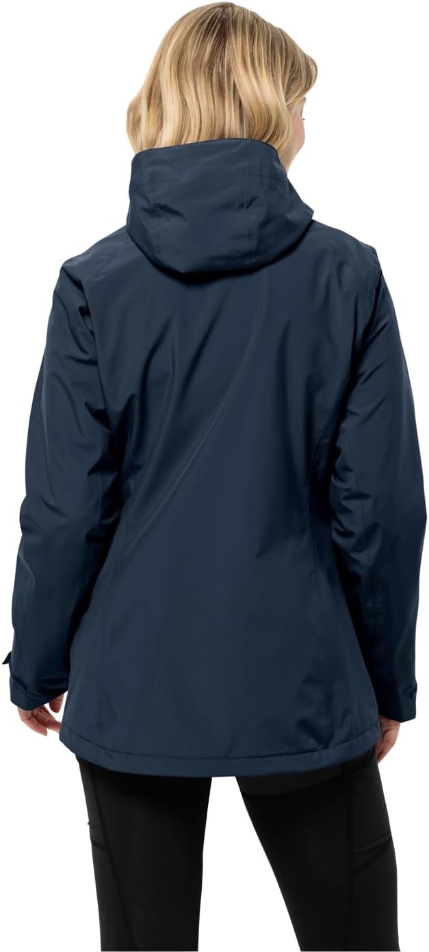 Jack Wolfskin Damen Glaabach 3in1 Jkt W Jacket, night blue
