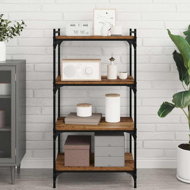 vidaXL Regalbrett 4 pcs Braun 60 x 40 x 1,5 cm Holzwerkstoff, Robuste Bücherregal-Platte, rechteckig