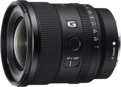 Sony SEL-20F18G Vollformat E-Mount Objektiv (FE 20mm F1.8), schwarz & SEL-85F18 Porträt Objektiv (Fe