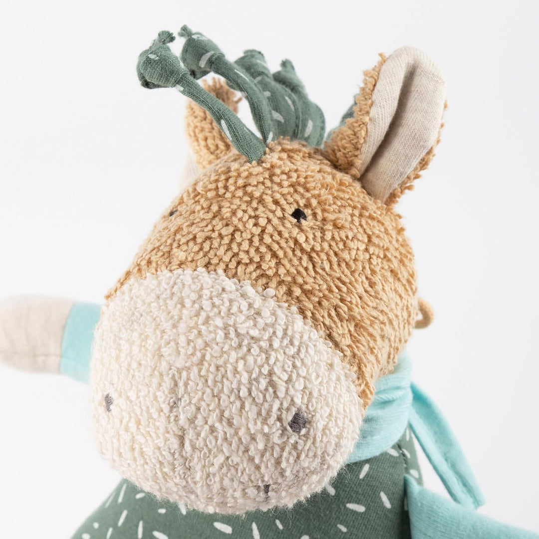 SIGIKID 39826 Spieluhr Pony Wiwi Wiah, yellow für Mädchen und Jungen von 0 bis 36 Monaten Grün/Beige