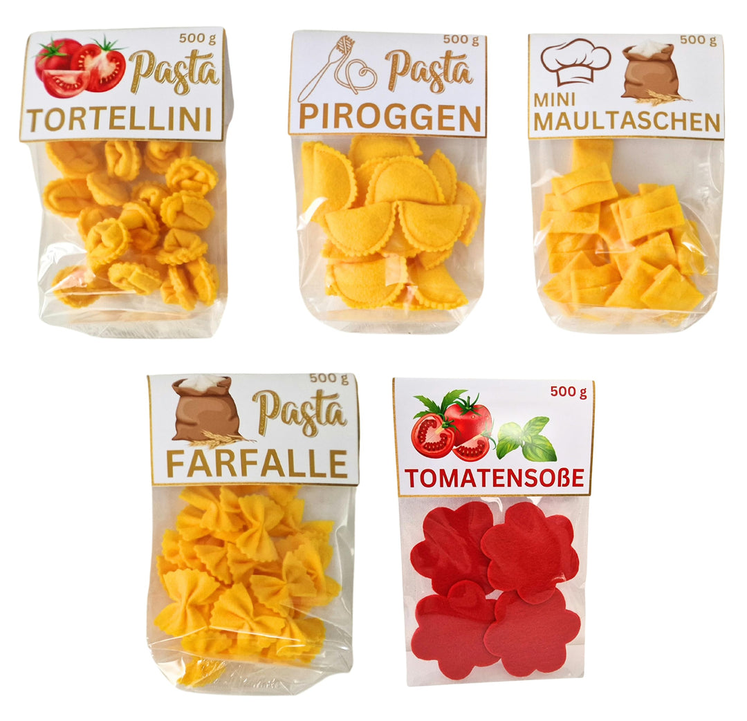 Generisch Handgemacht Filz Nudeln Kinderküche Pasta Lebensmittel Spielzeug Zubehör für Spielküche Zu