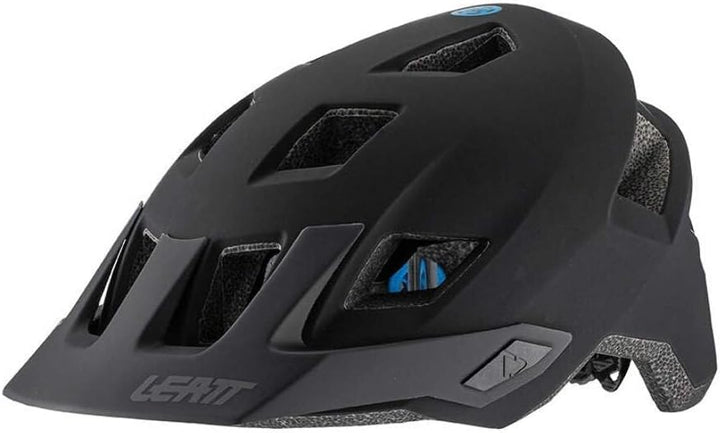 Leatt Enduro MTB-Helm 1.0 V21.1 MTN Schwarz Schwarz M, Schwarz M