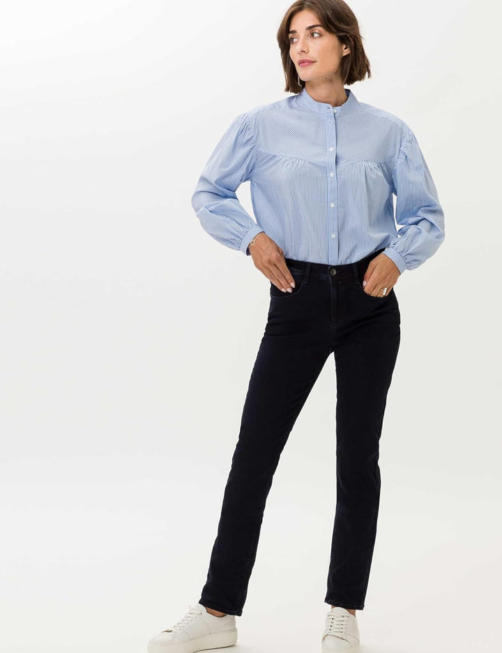 BRAX Damen Jeans Style Carola Premium Denim 32W / 34L Clean Dark Blue, 32W / 34L Clean Dark Blue