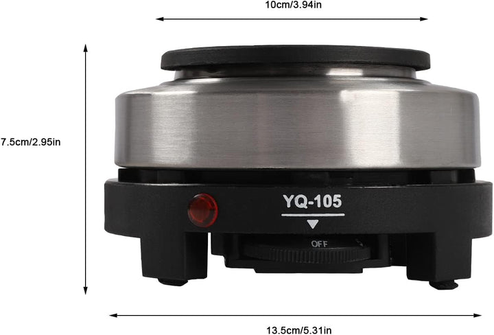 Elektrische Mini Single Hot Plate Espresso Herd (Espresso Maker) – 500W Aluminium Espressokocher Für