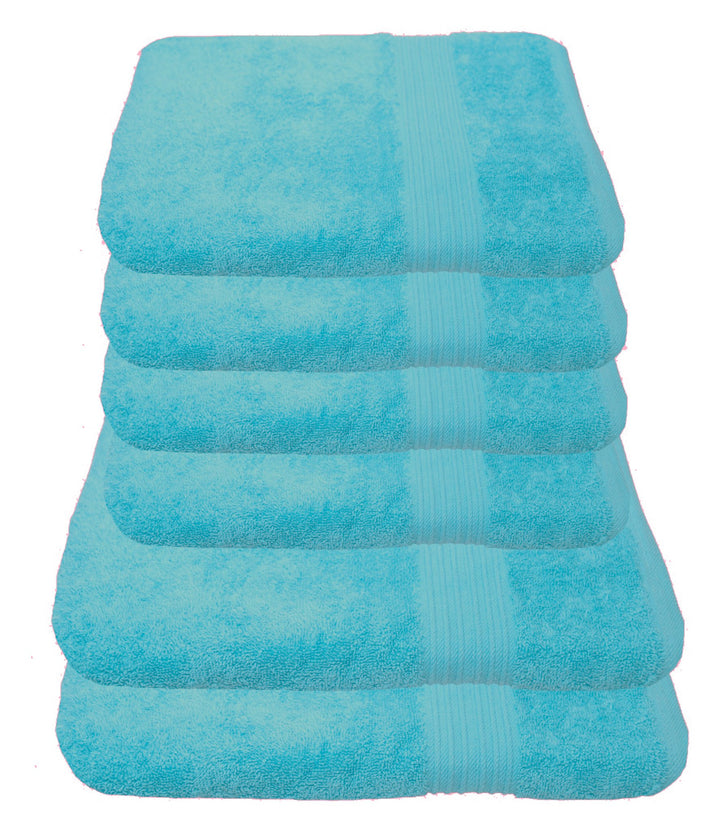 Julie Julsen Handtuch Set 2X Duschtuch 4X Handtuch Babyblau/in 23 Farben erhältlich weich und saugst