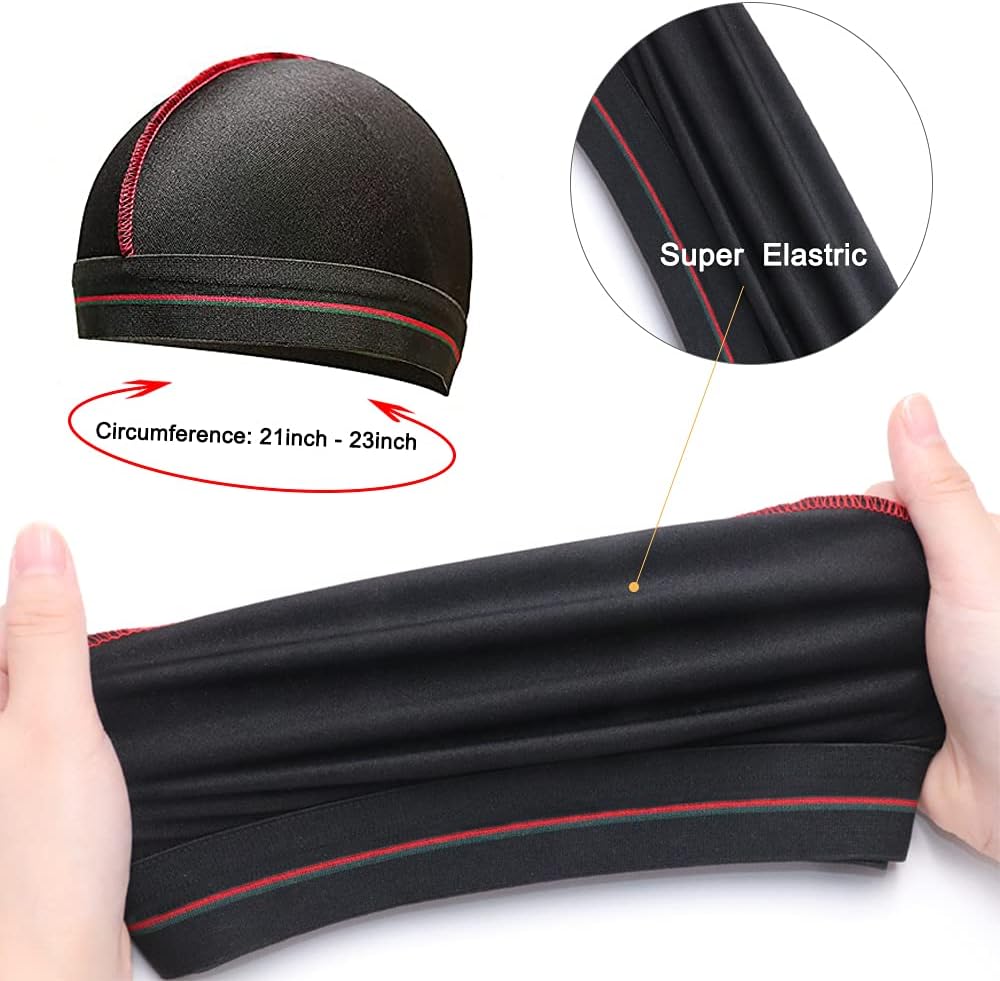 ForceWave Herren Durag Die Uhr ist EIN echter Hingucker Schwarz, Schwarz
