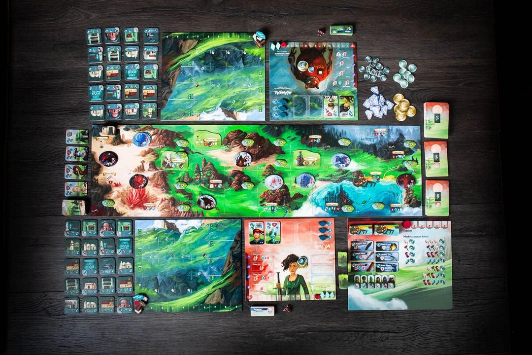 Red Raven Games Now or Never Brettspiel, Grün