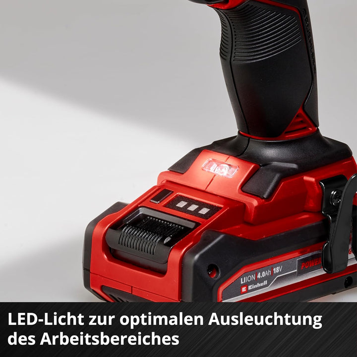Einhell 4513887 Akku-Bohrschrauber TE-CD 18/50 Li BL-Solo PowerX-Change(Li-Ion,18V,50Nm,13mmBohrfutt