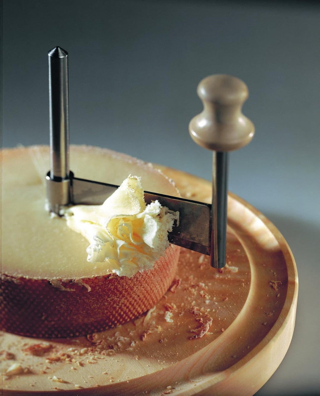 Girolle Original Swiss Made Käsehobel für Tete de Moine und Choco Roulette ohne Haube ohne Käse