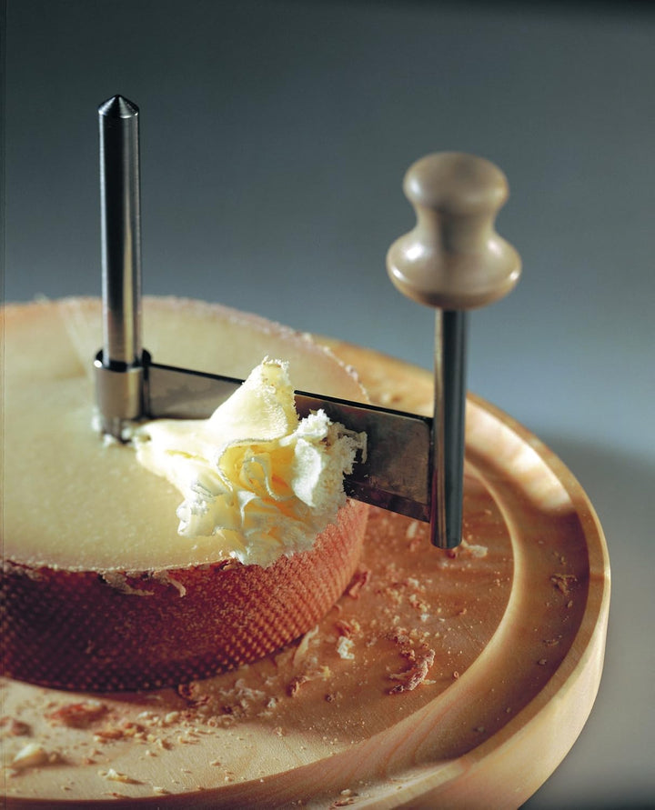 Girolle Original Swiss Made Käsehobel für Tete de Moine und Choco Roulette ohne Haube ohne Käse