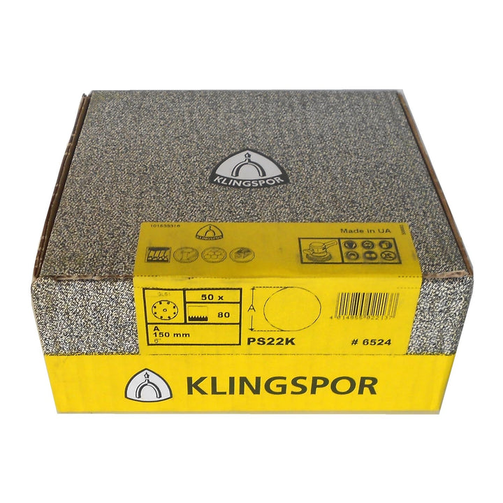 Klingpsor 6526 PS 22 K, Schleifpapier, selbsthaftend Discs⌀1, ⌀150 x S GLS 1, 120, 50, 50 Stück