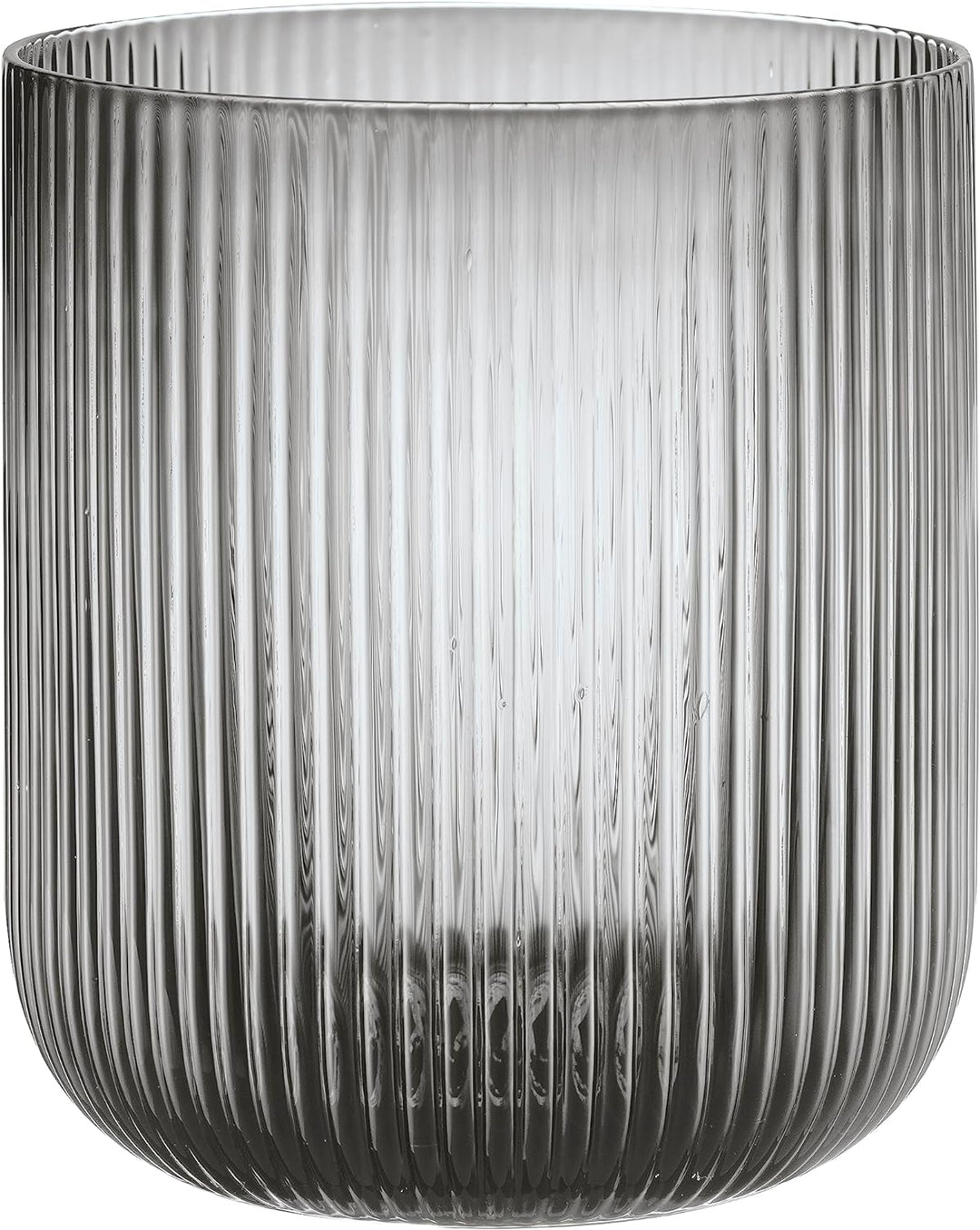 blomus -VEN- Windlicht Size L, sanfter Grauton, eleganter Blickfang als Windlicht oder Vase, Farbe S