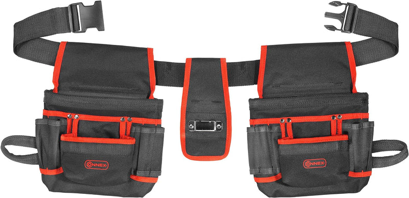 Connex COX952056 Tool Belt with 2 Bags Single, Single