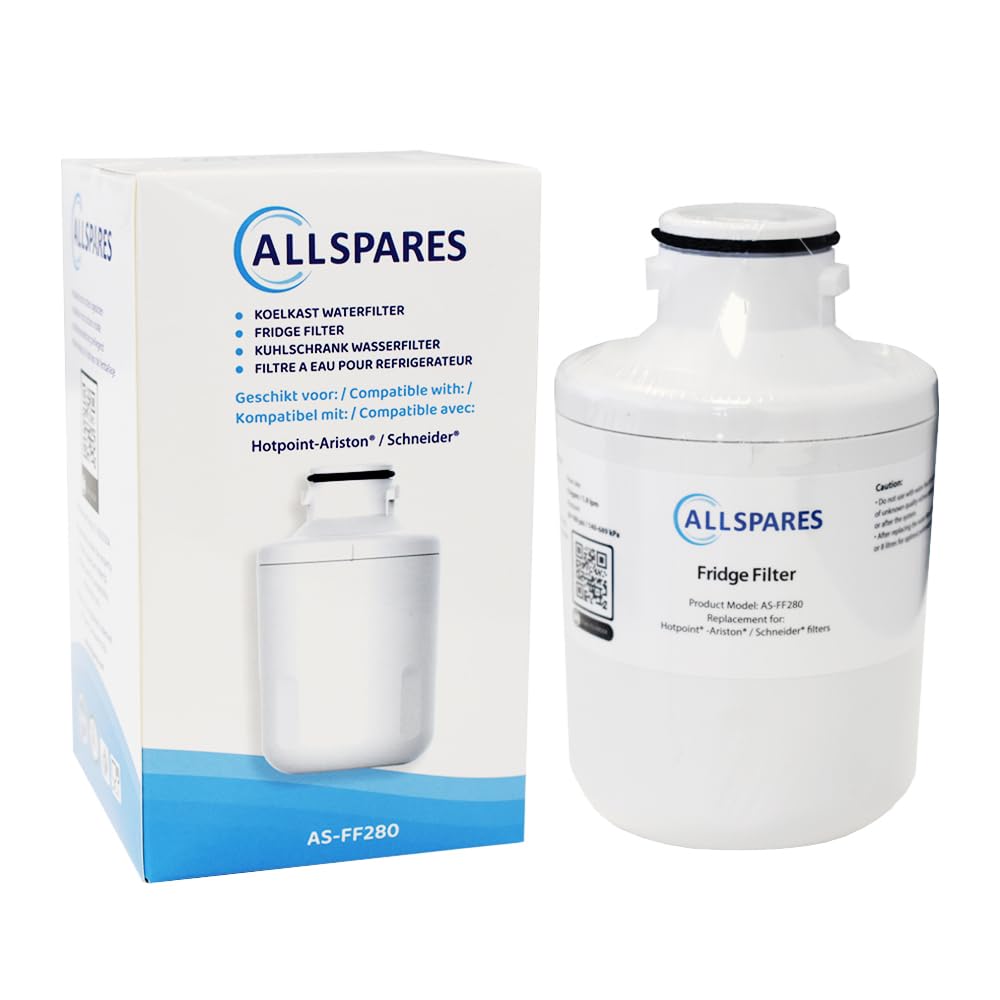 AllSpares Wasserfilter für amerikanische (Side-by-Side) Kühlschränke geeignet für WPRO 482000091353
