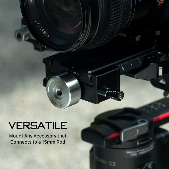 Tilta 15 mm Einzelstab-Befestigung für Manfrotto Verlängerungsplatte Kompatibel mit DJI RS 2, RS 3,