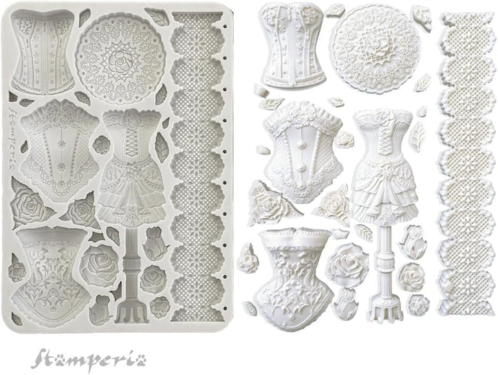 Stamperia - Silicon Mould A5 for Scrapbooks, Bullet Journals and More, Non-Stick, Suitable for Air-D