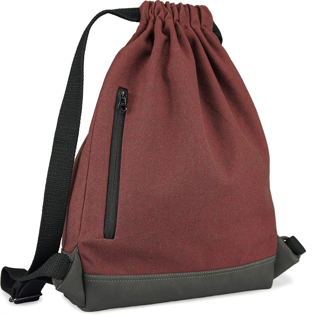 Adore June Daypack Bob Moderner Rucksack Turnbeutel Gymsack für Sport, Reisen und City, Gefütterter