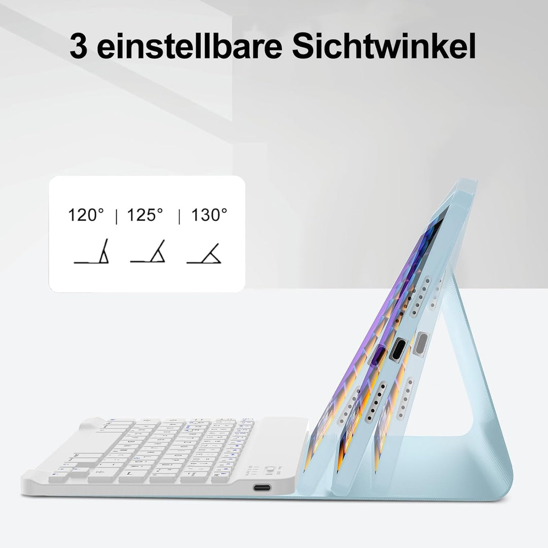IVEOPPE Hülle mit Tastatur für Xiaomi Pad 7/Pad 7 Pro 11.2", Tastatur für Xiaomi Pad 7, Abnehmbare M