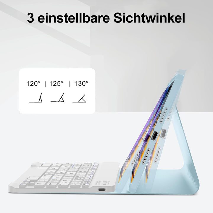 IVEOPPE Hülle mit Tastatur für Xiaomi Pad 7/Pad 7 Pro 11.2", Tastatur für Xiaomi Pad 7, Abnehmbare M