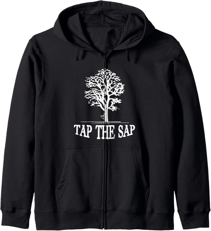 Tap The Sap for Maple Syrup Tree Lovers Kapuzenjacke