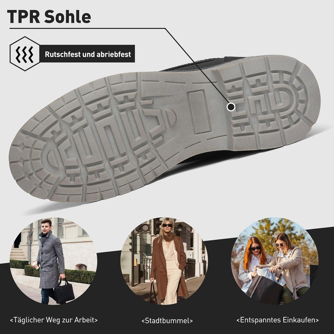 Mishansha Winterschuhe Herren Stiefel Warm Gefüttert Winterstiefel Damen Wasserdicht Outdoor Schnees