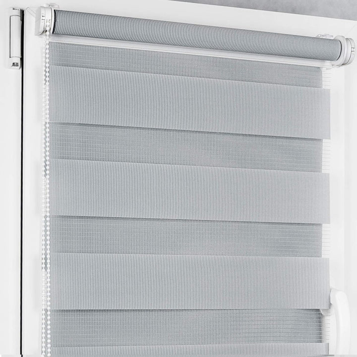 ROLLMAXXX Duo-rollo Doppelrollo Klemmfix ohne Bohren (130 x 150 cm, Weiss) 130 x 150 cm Weiss, B130
