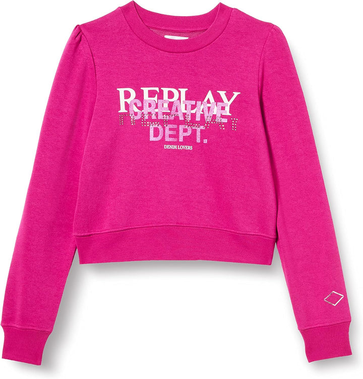 Replay Mädchen Sweatshirt 6 Jahre 306 Wild Berry, 6 Jahre 306 Wild Berry