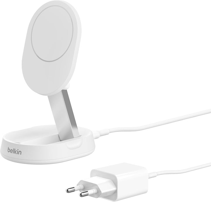 Belkin BoostCharge Pro induktive Ladestation 15W, Qi2-Ladegerät, kabelloses Ladegerät, kompatibel mi